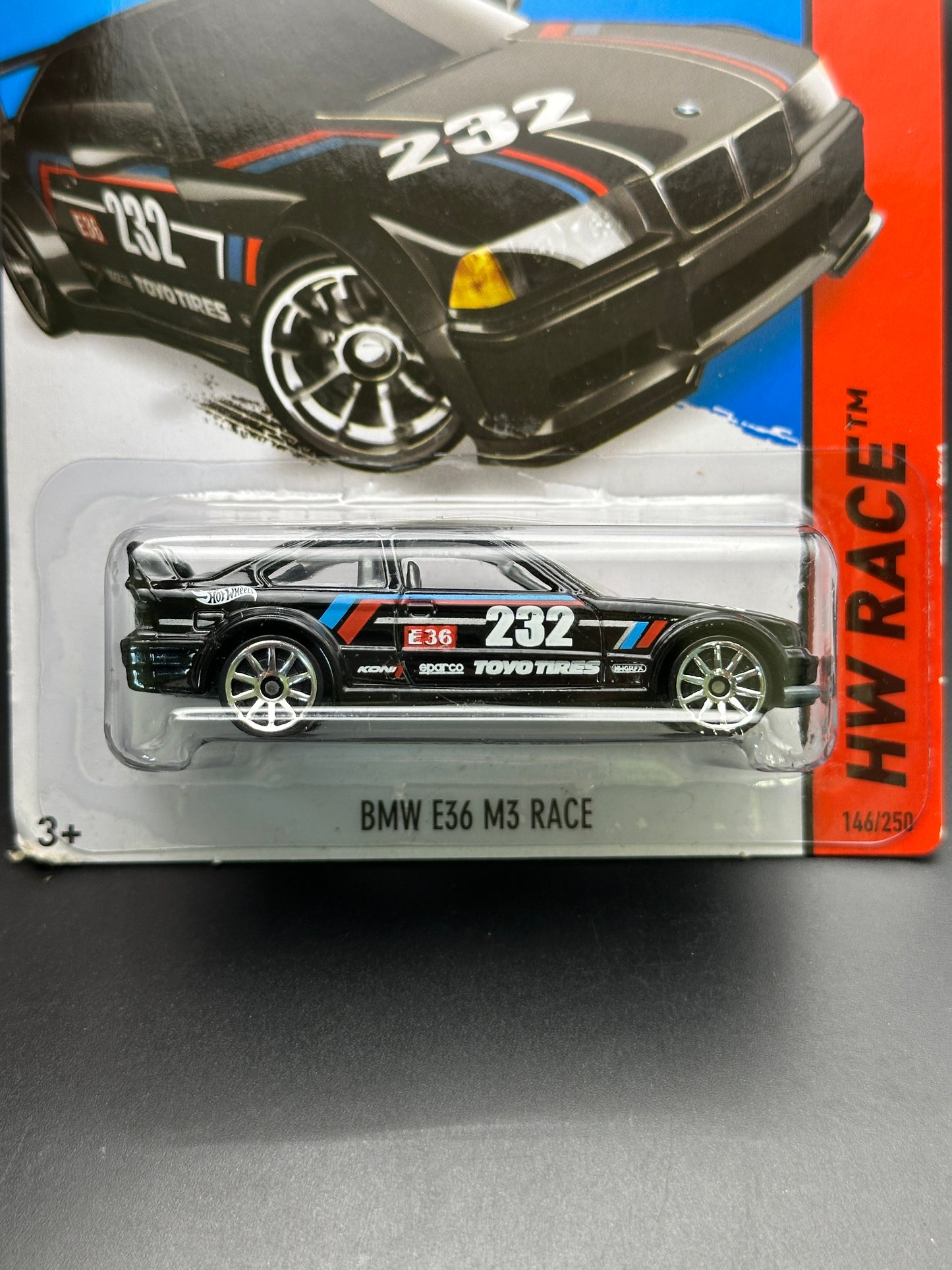 HOT WHEELS - BMW E36 M3 RACE (2015) - HW RACE: WORLD RACE
