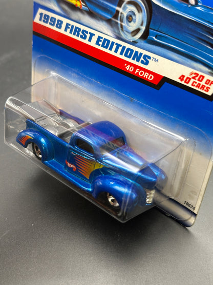 HOT WHEELS - 40 FORD (1998) - HW 1998 FIRST EDITIONS 20/40