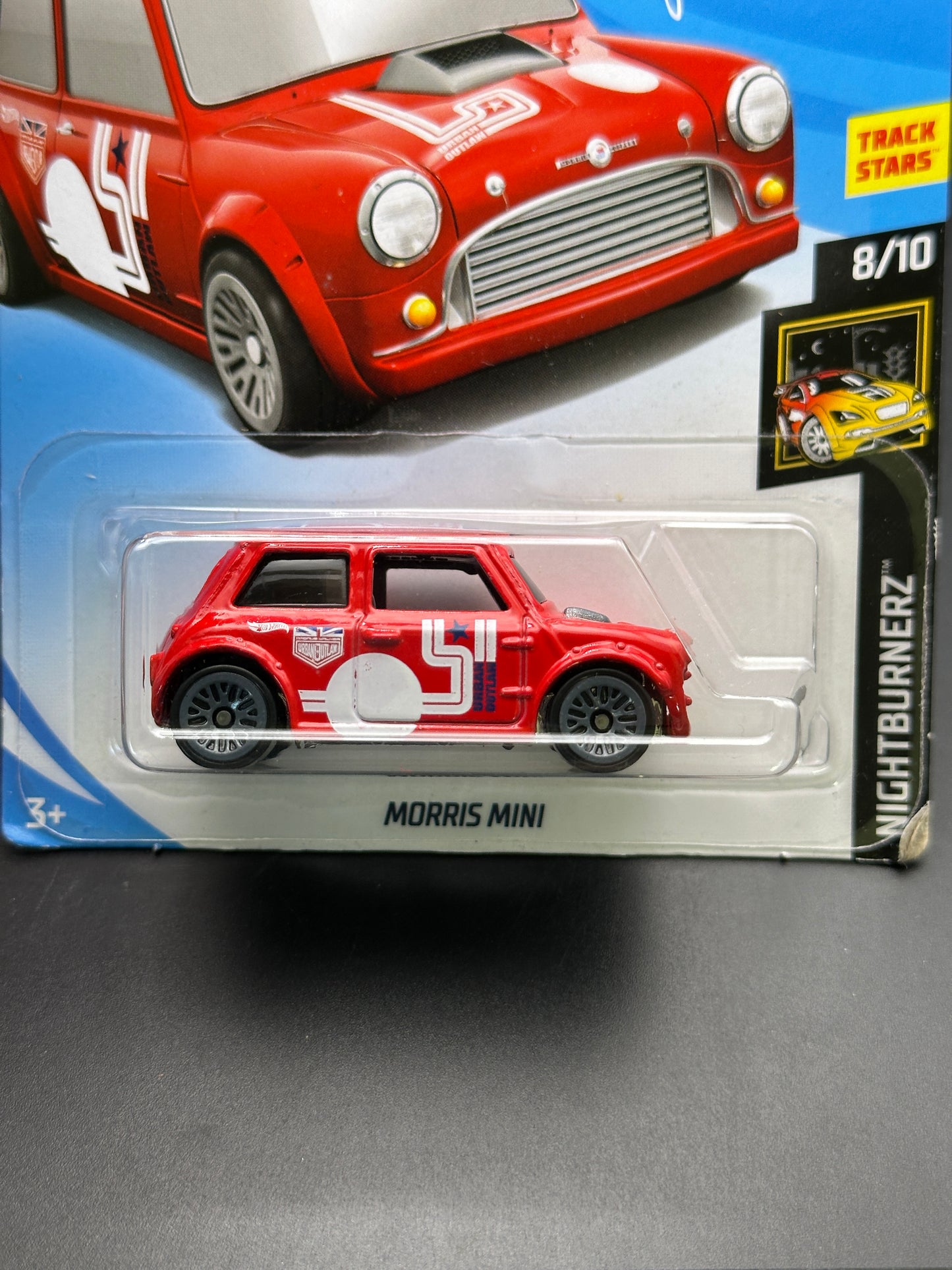 HOT WHEELS - MORRIS MINI (2018) - HW NIGHTBURNERZ 8/10
