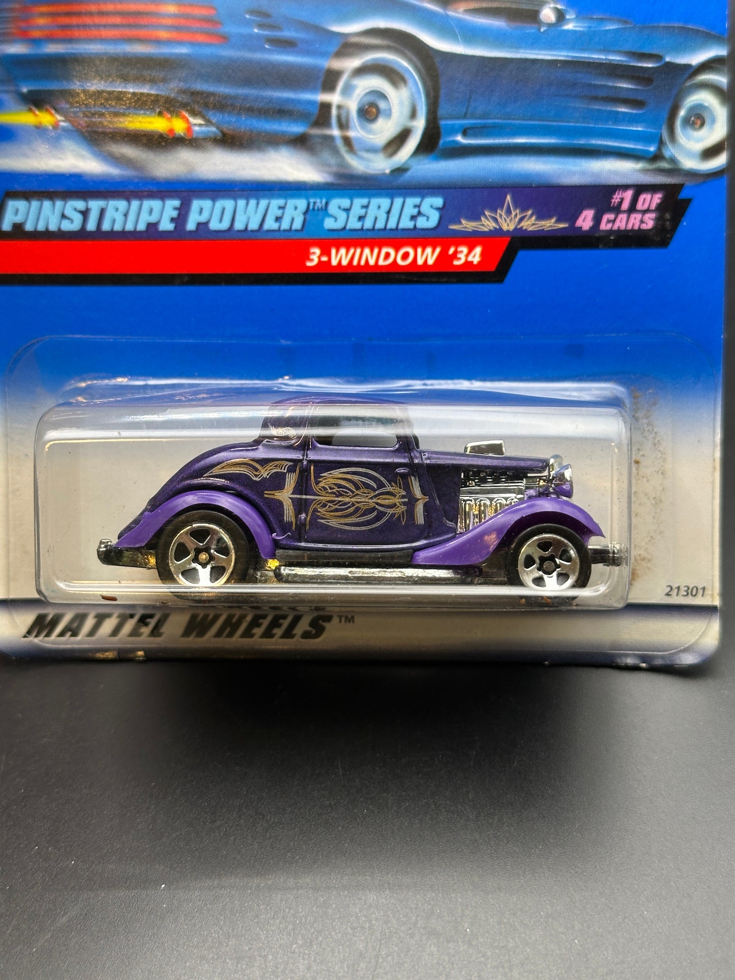 HOT WHEELS - 3 WINDOW 34 (1999) - HW PINSTRIPE POWER SERIES 1/4