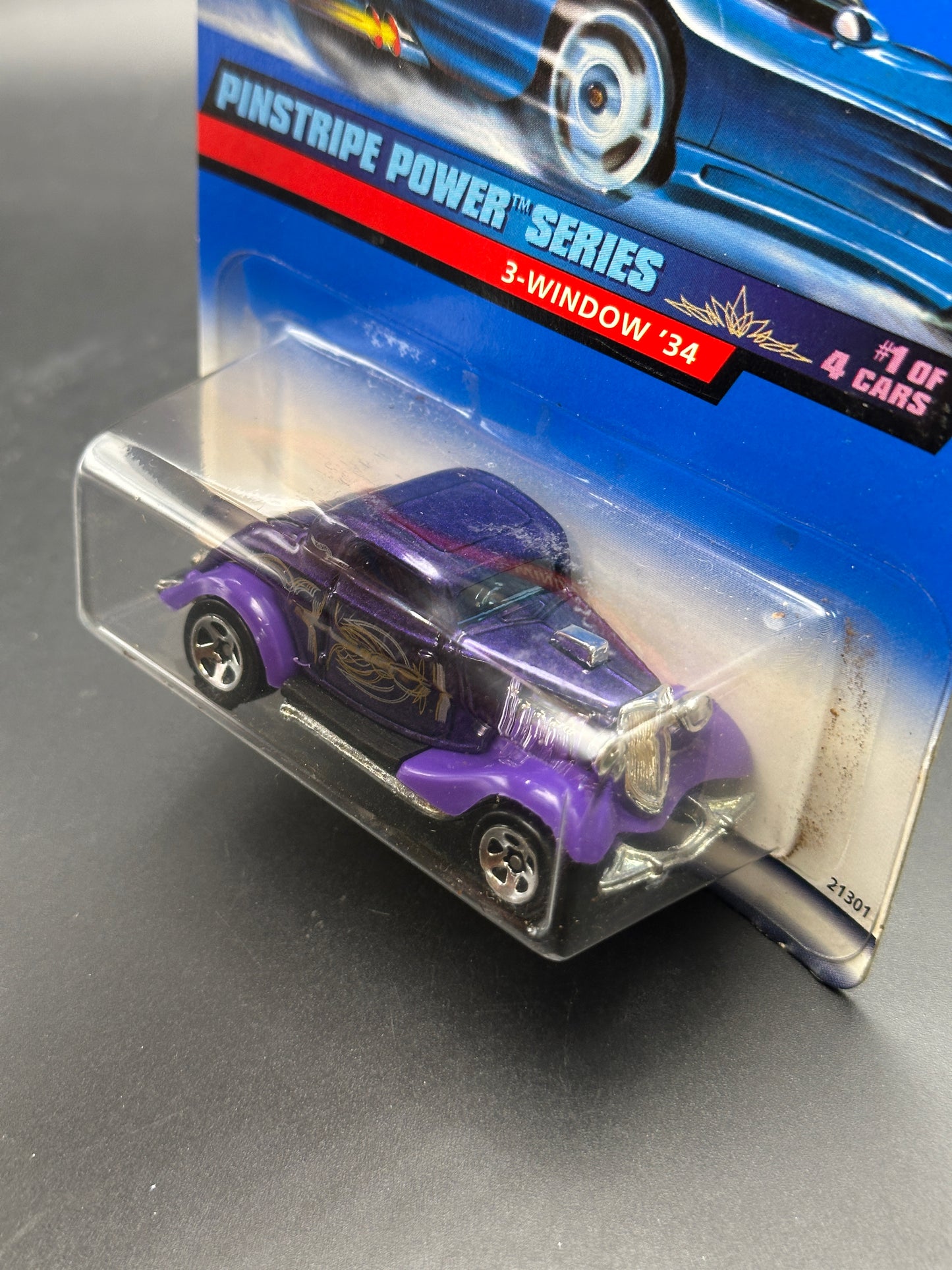HOT WHEELS - 3 WINDOW 34 (1999) - HW PINSTRIPE POWER SERIES 1/4