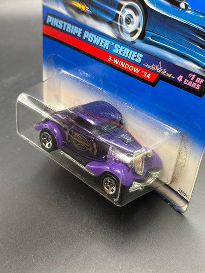 HOT WHEELS - 3 WINDOW 34 (1999) - HW PINSTRIPE POWER SERIES 1/4