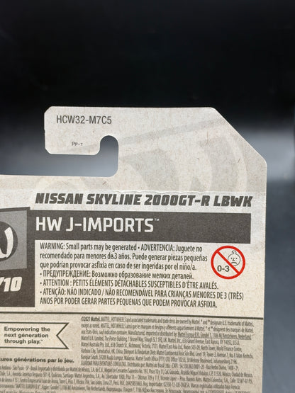 HOT WHEELS - NISSAN SKYLINE 2000GT-R LBWK (2022) - HW J IMPORTS 8/10