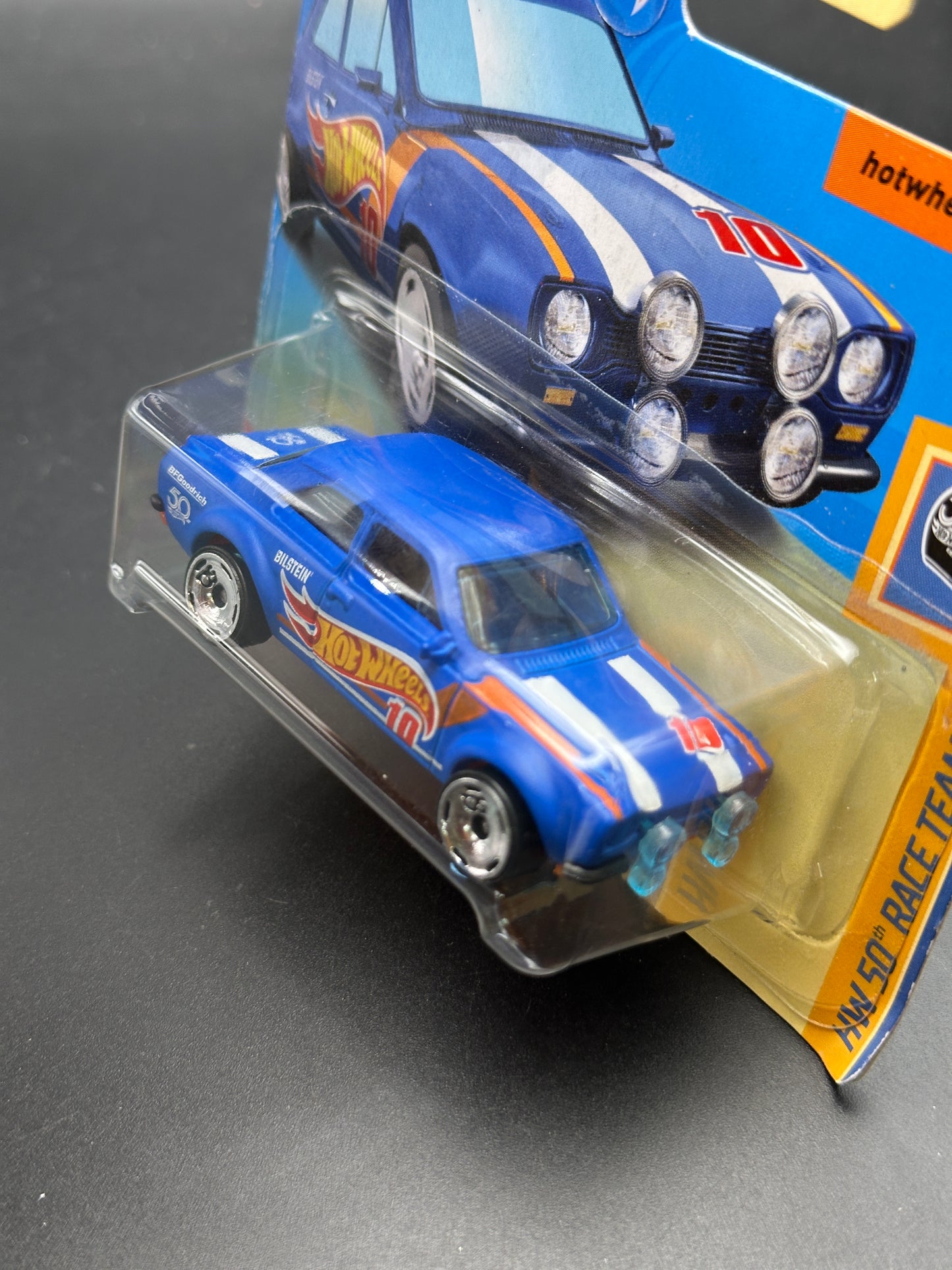 HOT WHEELS - 70 FORD ESCORT RS1600 (2018) - HW 50th RACE TEAM 2/10
