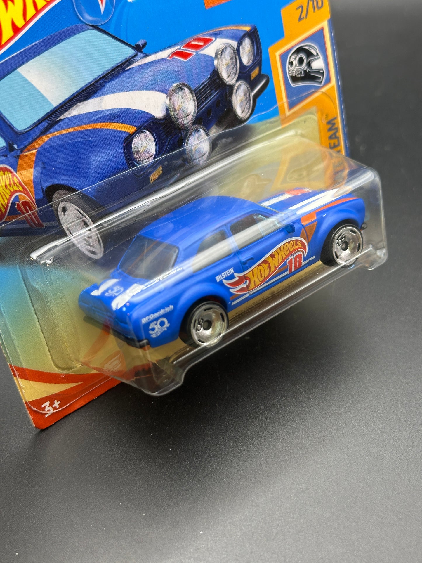 HOT WHEELS - 70 FORD ESCORT RS1600 (2018) - HW 50th RACE TEAM 2/10