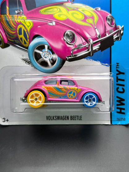 HOT WHEELS - VOLKSWAGEN BEETLE (2015) - TREASURE HUNT - HW CITY: ART CARS