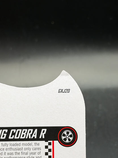 HOT WHEELS - 1993 FORD MUSTANG COBRA R (2022) - RLC EXCLUSIVE