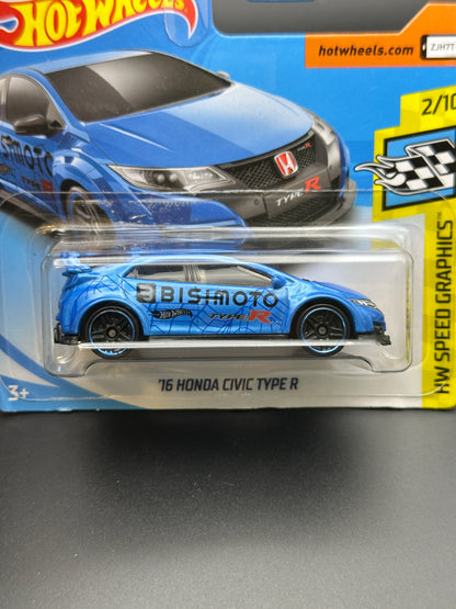 HOT WHEELS - 16 HONDA CIVIC TYPE R (2018) - HW SPEED GRAPHICS 2/10