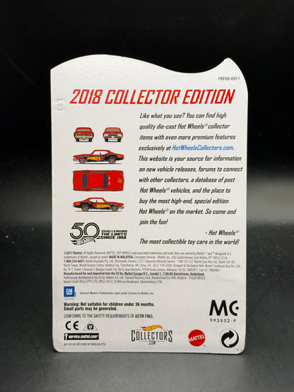 HOT WHEELS - 69 CHEVELLE SS 396 (2018) - HOT WHEELS 2018 COLLECTOR EDITION