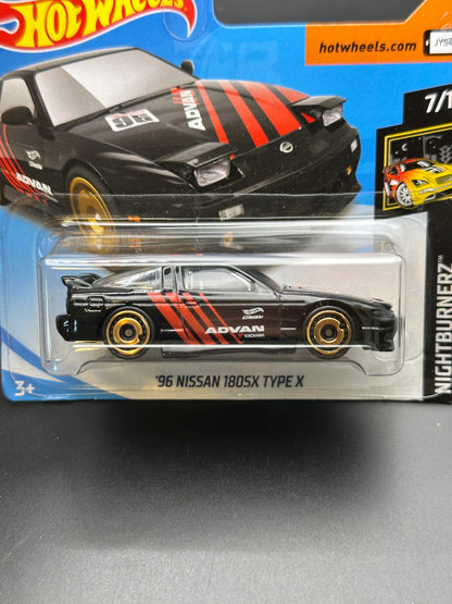 HOT WHEELS - 96 NISSAN 180SX TYPE X (2018) - HW NIGHTBURNERZ 7/10