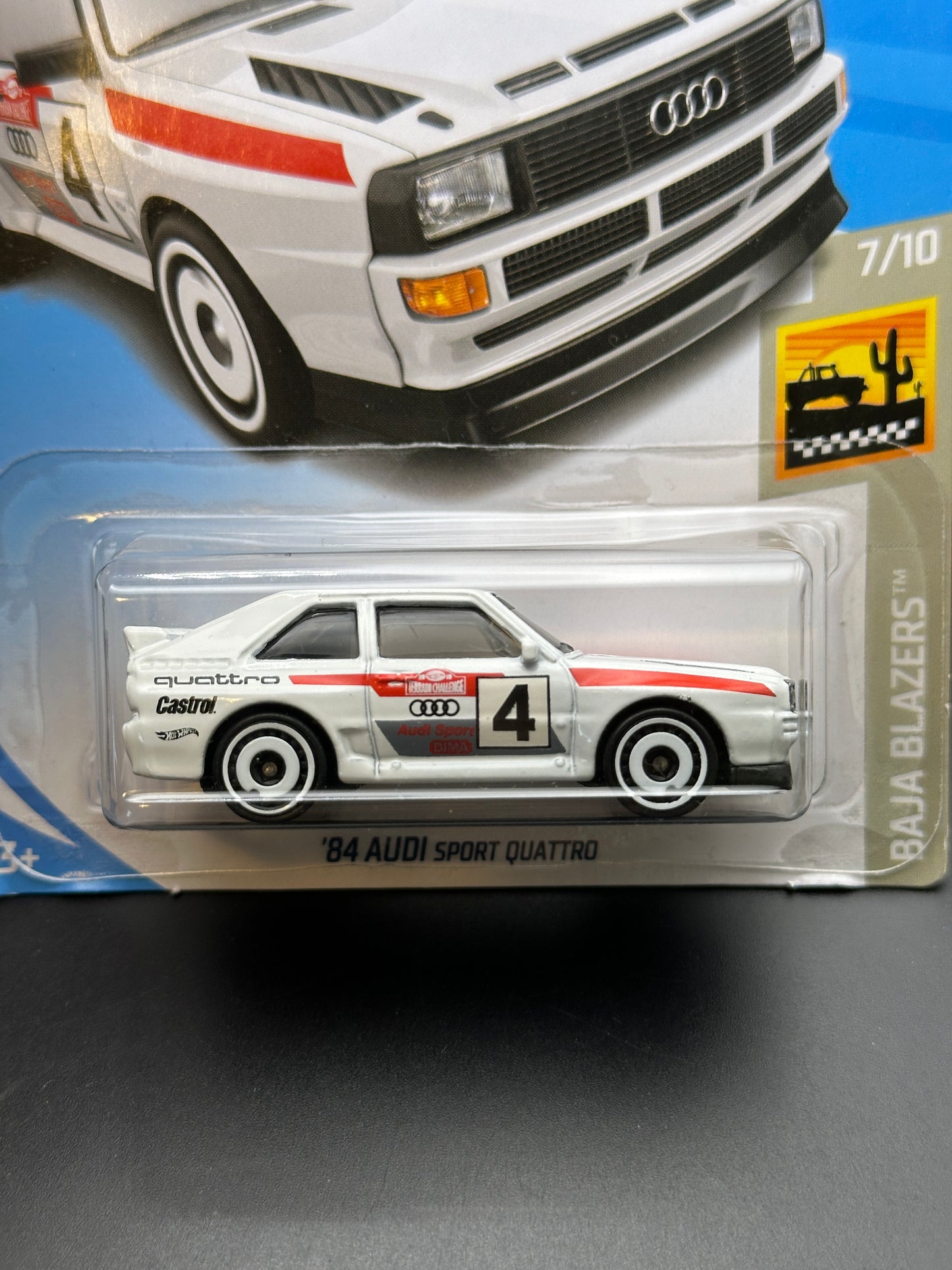 HOT WHEELS - 84 AUDI SPORT QUATTRO (2019) - HW BAJA BLAZERS 7/10