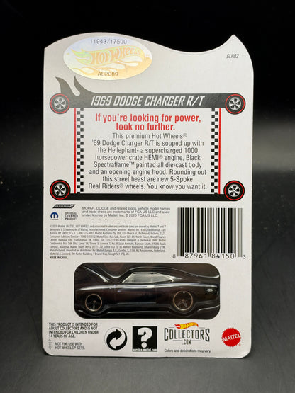 HOT WHEELS - 1969 DODGE CHARGER R/T (2020) - RLC EXCLUSIVE