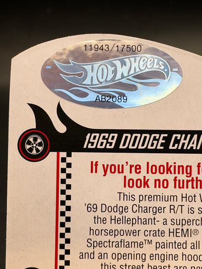 HOT WHEELS - 1969 DODGE CHARGER R/T (2020) - RLC EXCLUSIVE