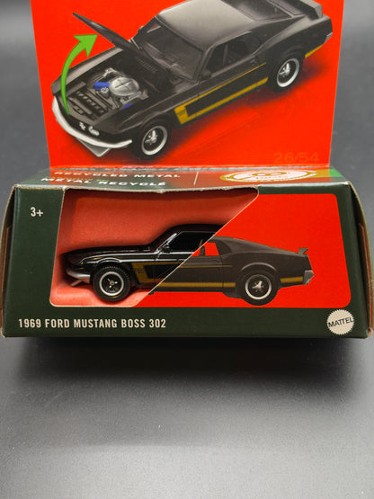 MATCHBOX - 1969 FORD MUSTANG BOSS 302 - MOVING PARTS - DIECAST