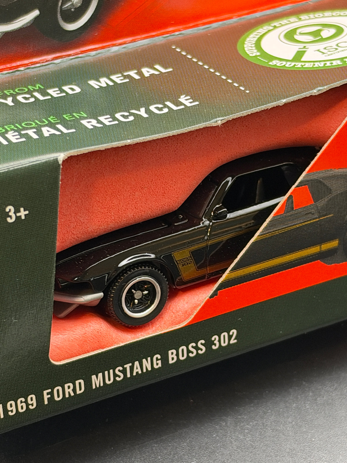 MATCHBOX - 1969 FORD MUSTANG BOSS 302 - MOVING PARTS - DIECAST
