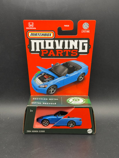 MATCHBOX - 2004 HONDA S2000 - MOVING PARTS - DIECAST