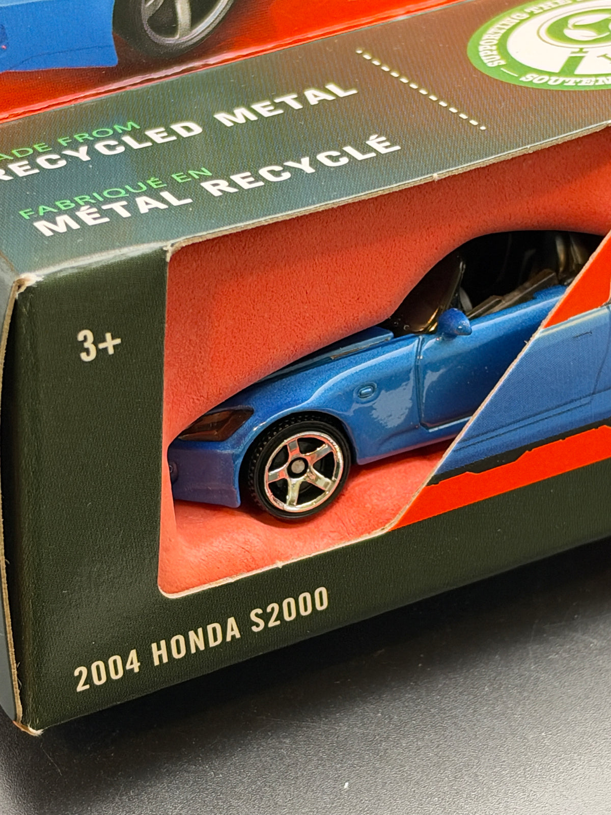 MATCHBOX - 2004 HONDA S2000 - MOVING PARTS - DIECAST