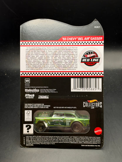 HOT WHEELS - 55 CHEVY BEL AIR GASSER (2021) - RLC EXCLUSIVE