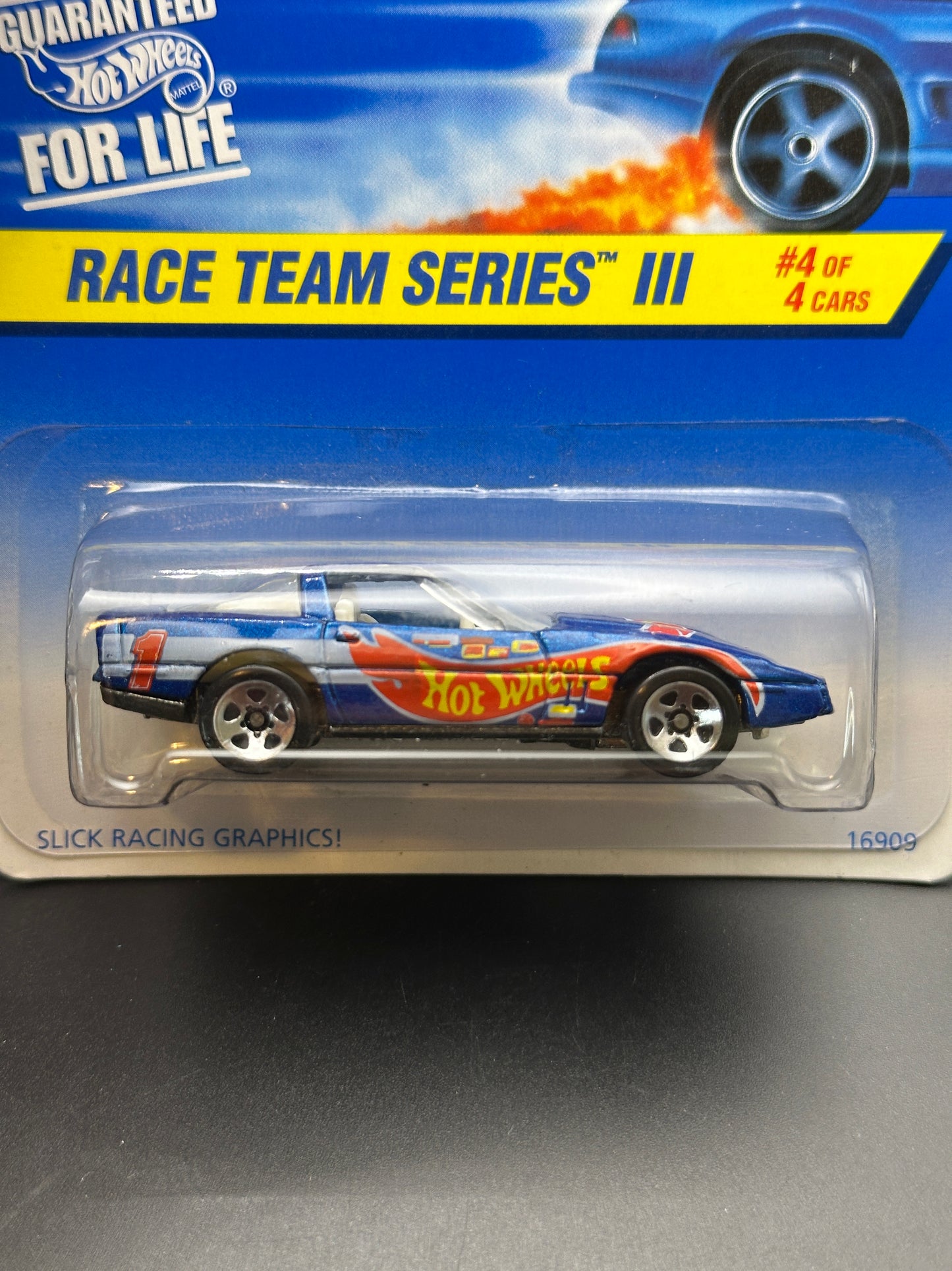 HOT WHEELS - 80 CORVETTE (1997) - HW RACE TEAM SERIES III 4/4