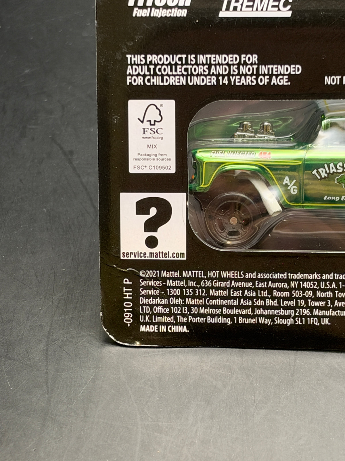 HOT WHEELS - 55 CHEVY BEL AIR GASSER (2021) - RLC EXCLUSIVE