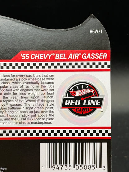 HOT WHEELS - 55 CHEVY BEL AIR GASSER (2021) - RLC EXCLUSIVE