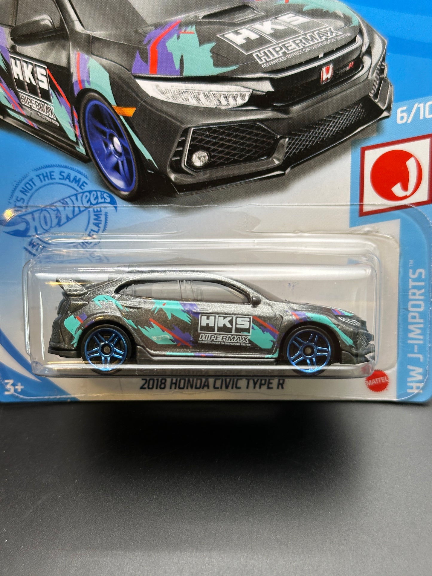 HOT WHEELS - 2018 HONDA CIVIC TYPE R (2021) - HW J IMPORTS 6/10