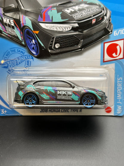 HOT WHEELS - 2018 HONDA CIVIC TYPE R (2021) - HW J IMPORTS 6/10