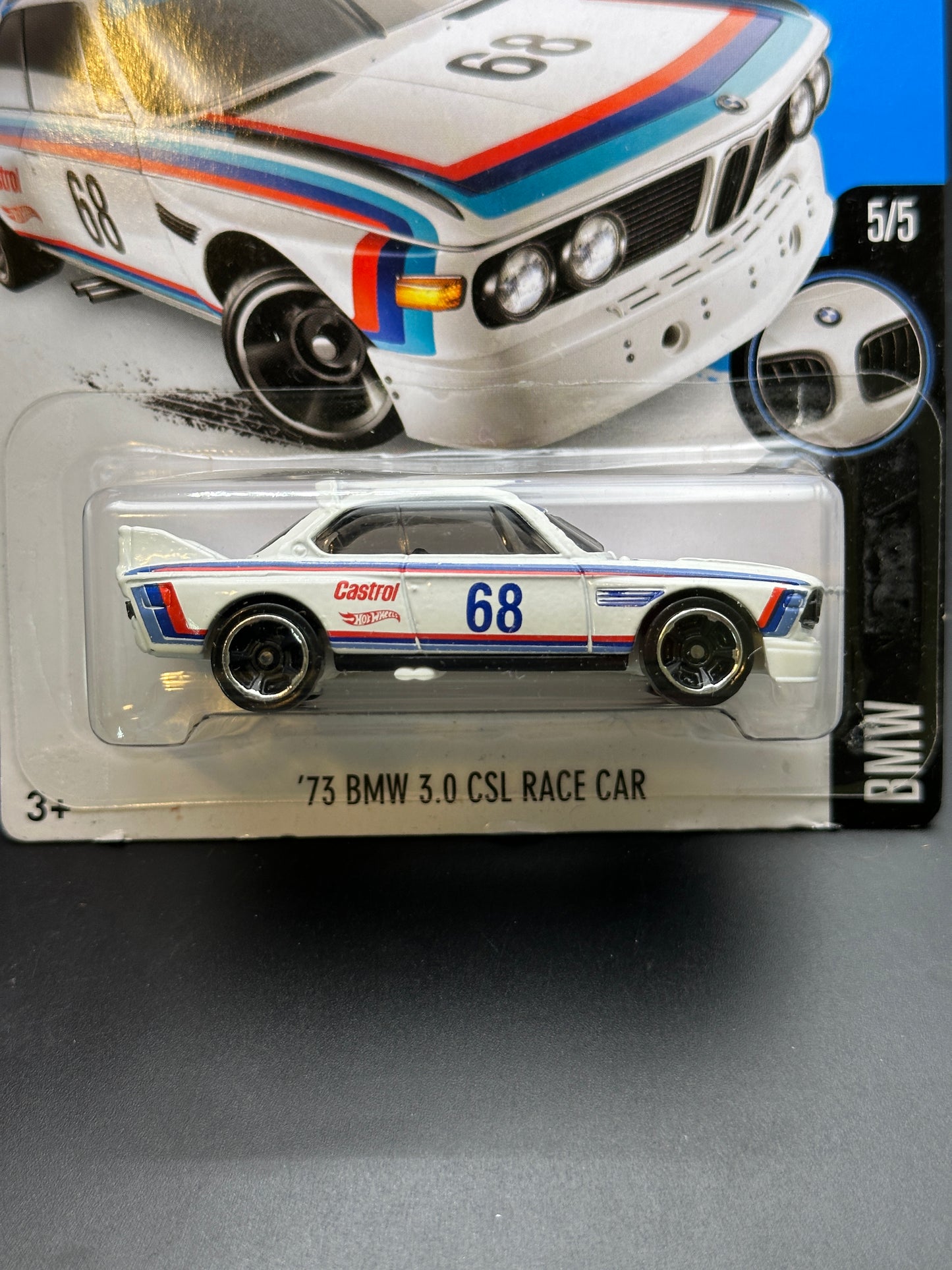 HOT WHEELS - 73 BMW 3.0 CSL RACE CAR (2016) - BMW 5/5