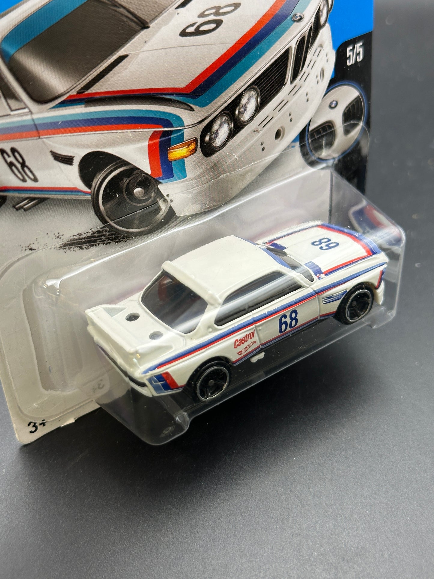 HOT WHEELS - 73 BMW 3.0 CSL RACE CAR (2016) - BMW 5/5