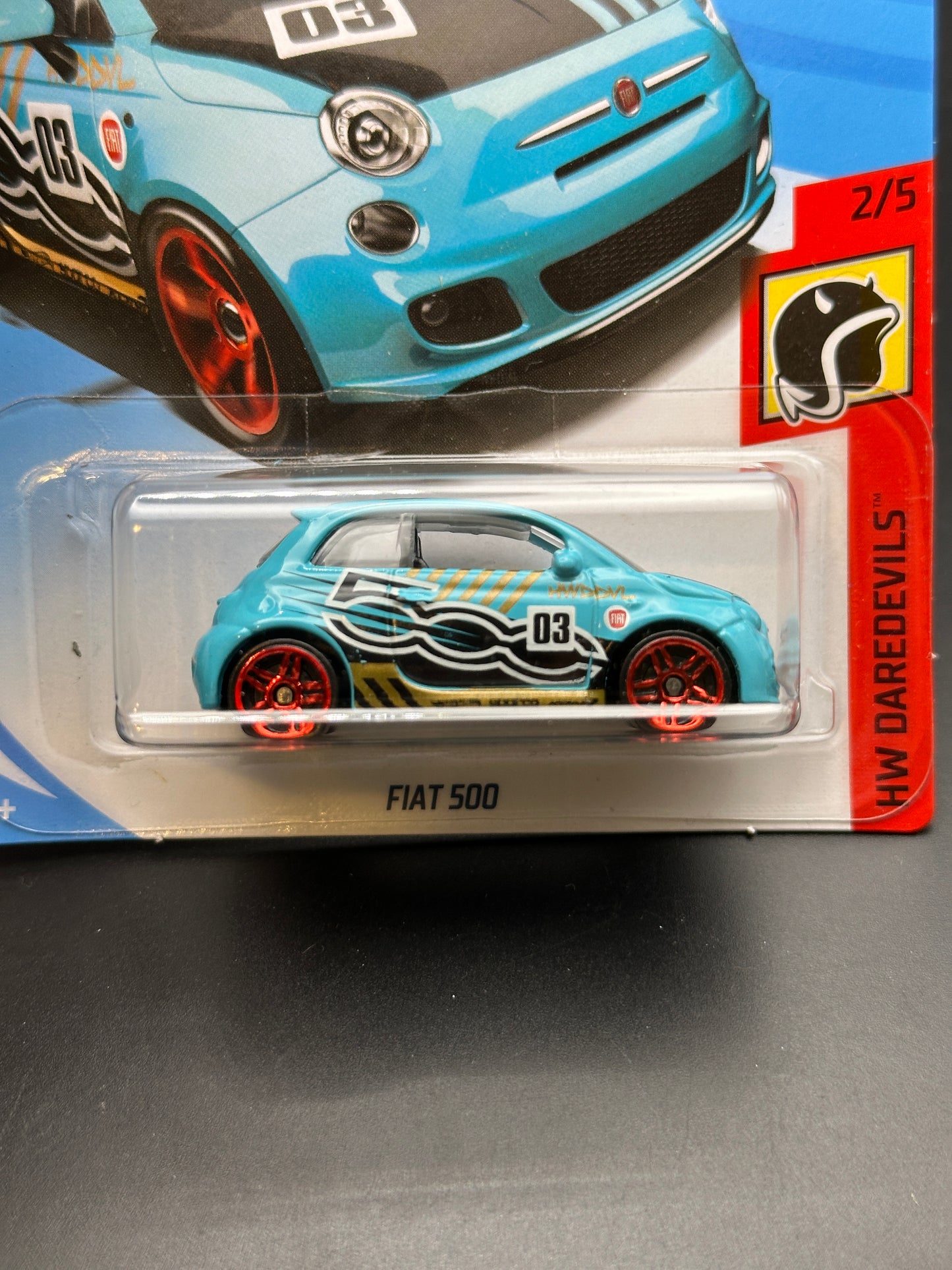 HOT WHEELS - FIAT 500 (2018) - HW DAREDEVILS 2/5