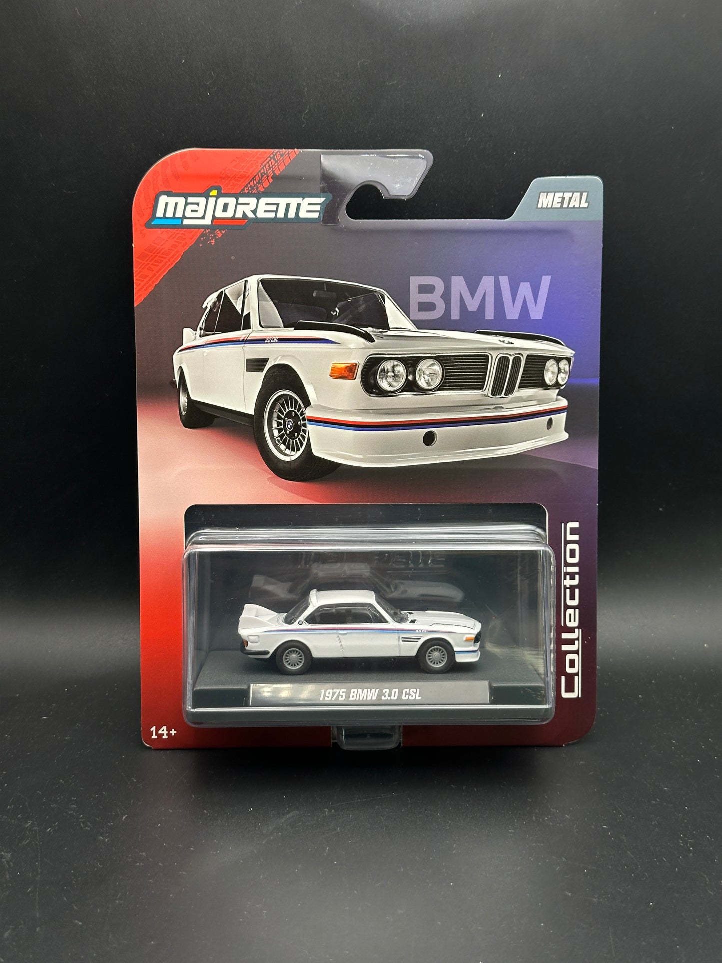 MAJORETTE COLLECTION - 1975 BMW 3.0 CSL - 1/64 SCALE
