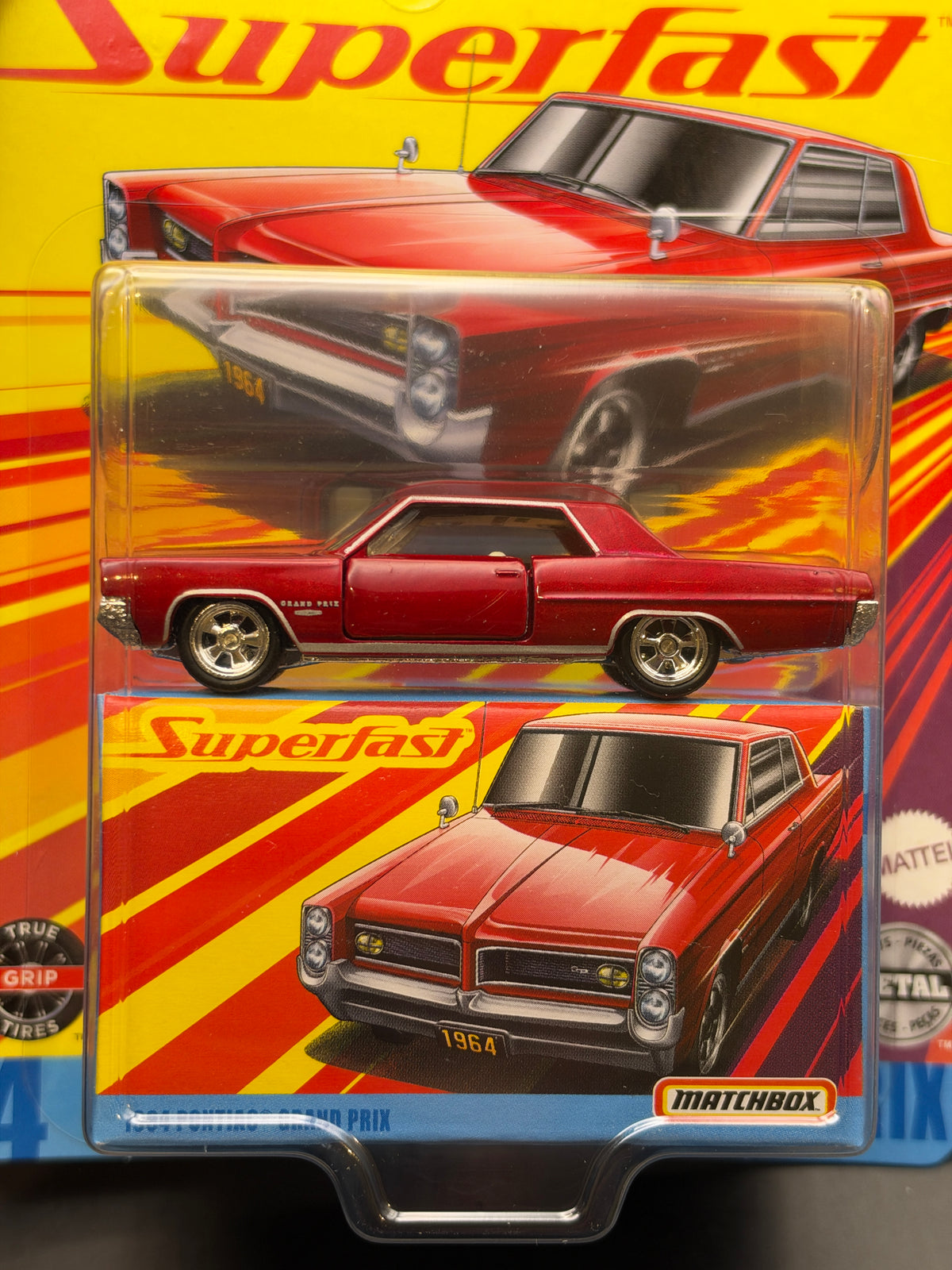 MATCHBOX - 1964 PONTIAC GRAND PRIX - SUPERFAST - DIECAST