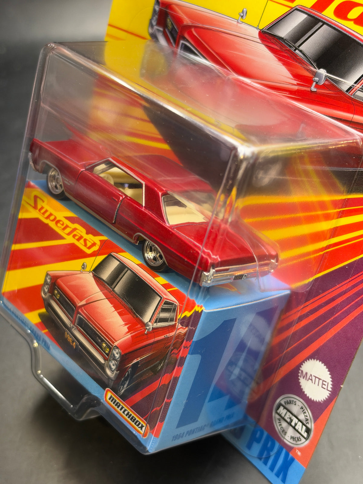 MATCHBOX - 1964 PONTIAC GRAND PRIX - SUPERFAST - DIECAST
