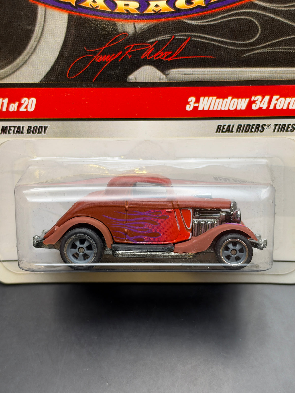 HOT WHEELS - 3 WINDOW 34 FORD (2009) - LARRY’S GARAGE 11/20