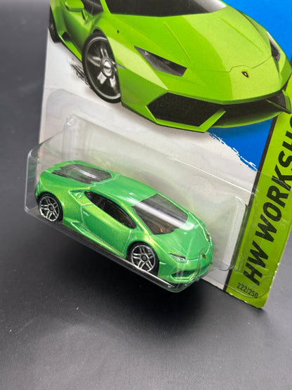 HOT WHEELS - LAMBORGHINI HURACAN LP 610-4 (2015) - HW WORKSHOP: HW GARAGE