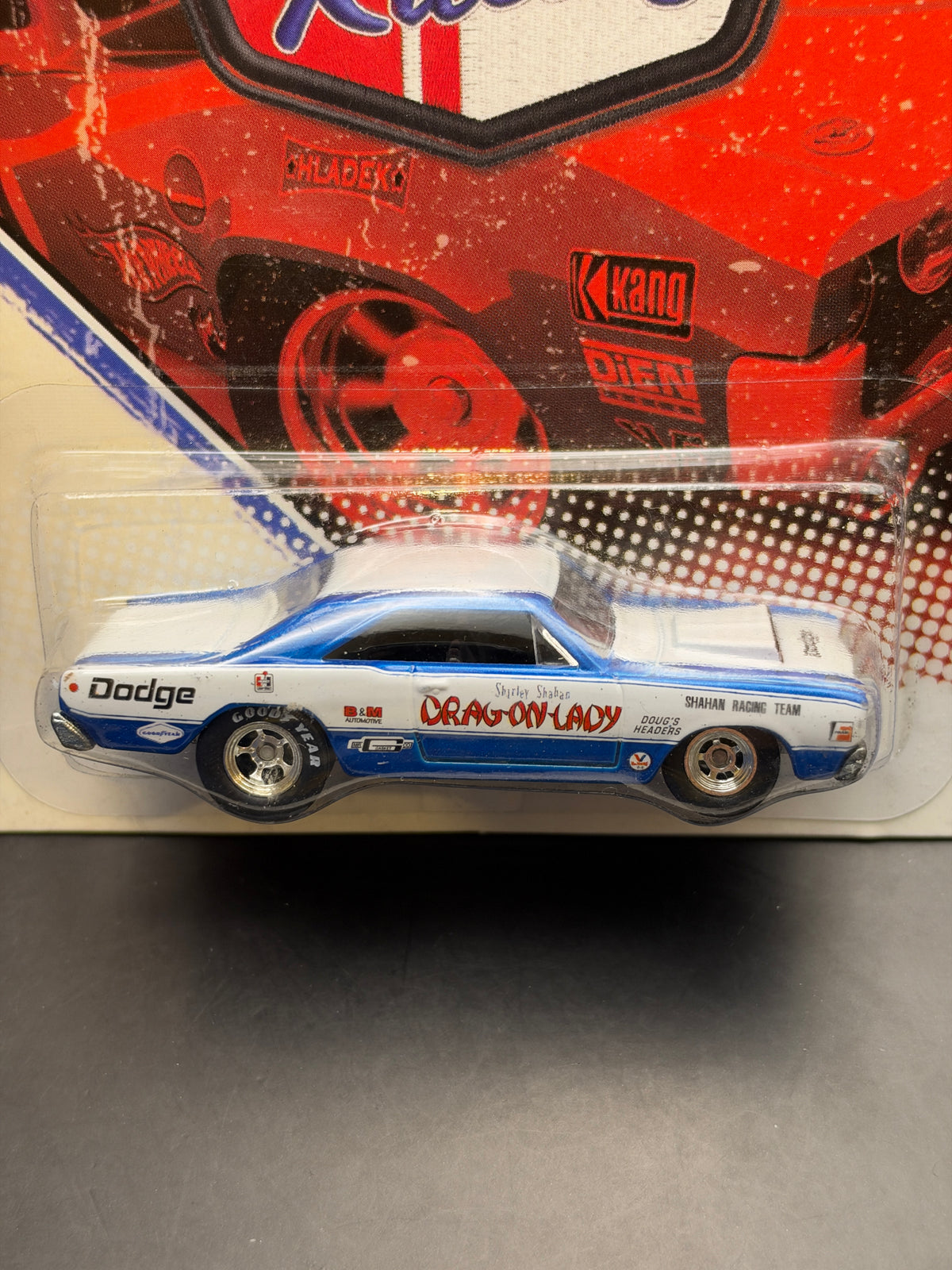 HOT WHEELS - SHIRLEY SHAHAN’S 68 DART “DRAG-ON-LADY” (2011) - VINTAGE RACING 7/30