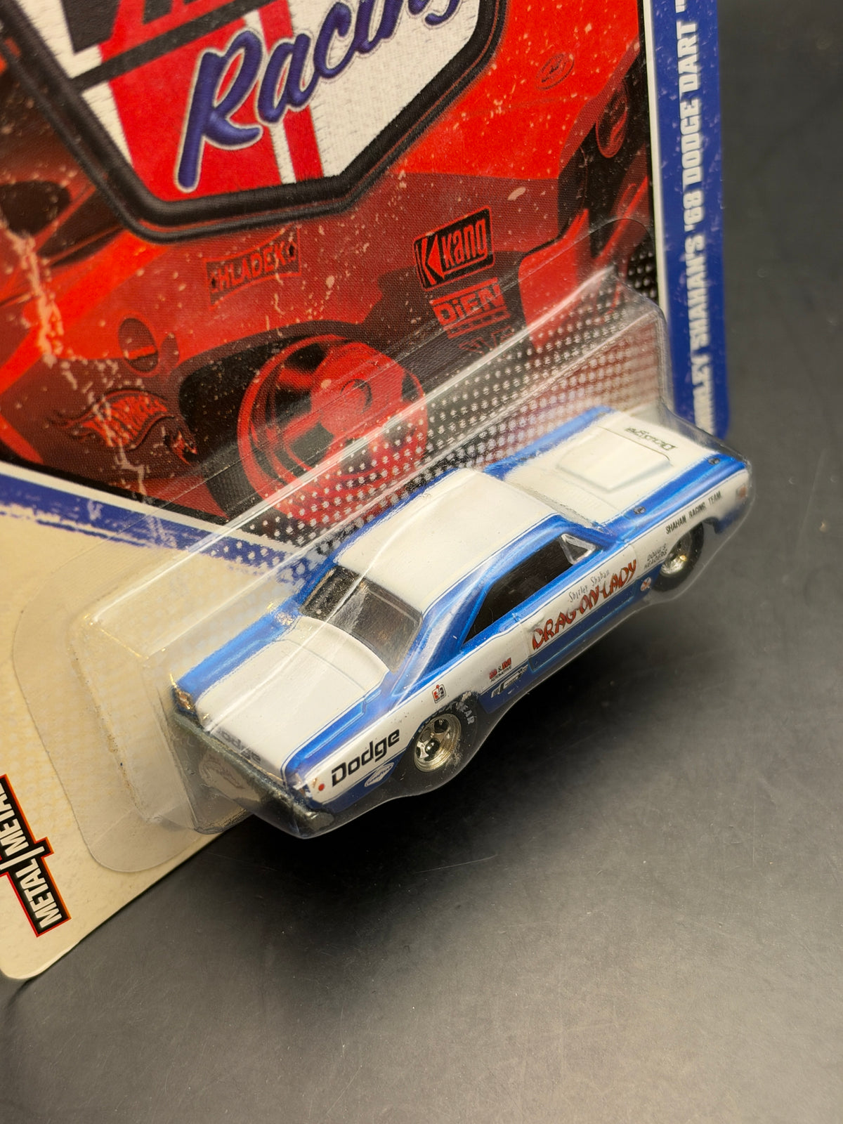 HOT WHEELS - SHIRLEY SHAHAN’S 68 DART “DRAG-ON-LADY” (2011) - VINTAGE RACING 7/30