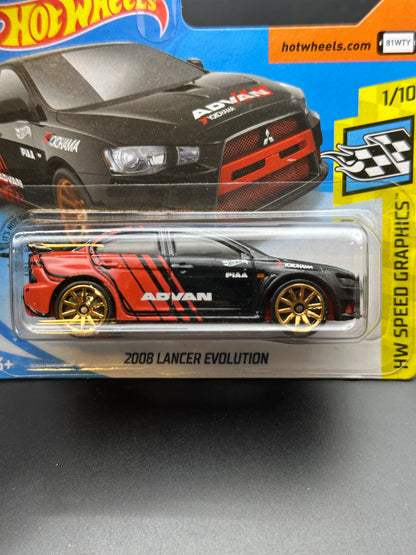 HOT WHEELS - 2008 LANCER EVOLUTION (2020) - HW SPEED GRAPHICS 1/10