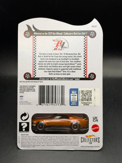 HOT WHEELS - 70 MUSTANG BOSS 302 (2021) - RLC EXCLUSIVE