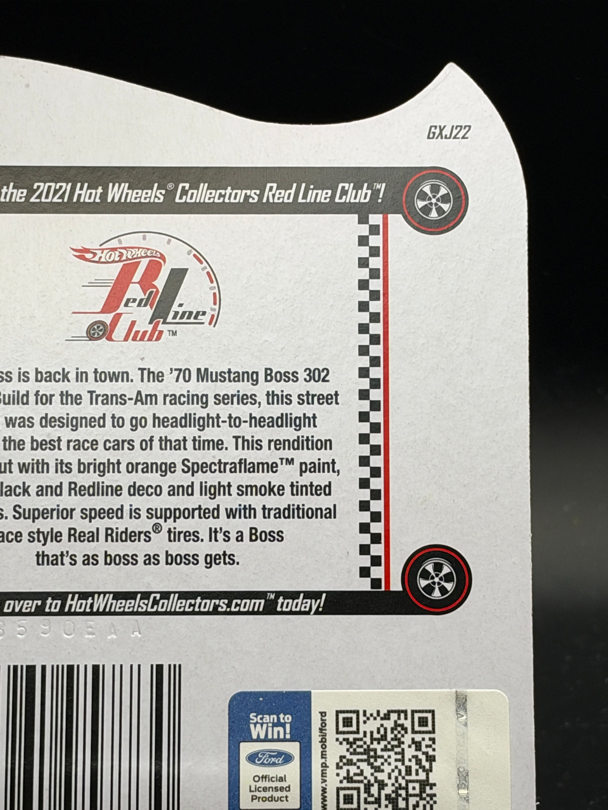 HOT WHEELS - 70 MUSTANG BOSS 302 (2021) - RLC EXCLUSIVE
