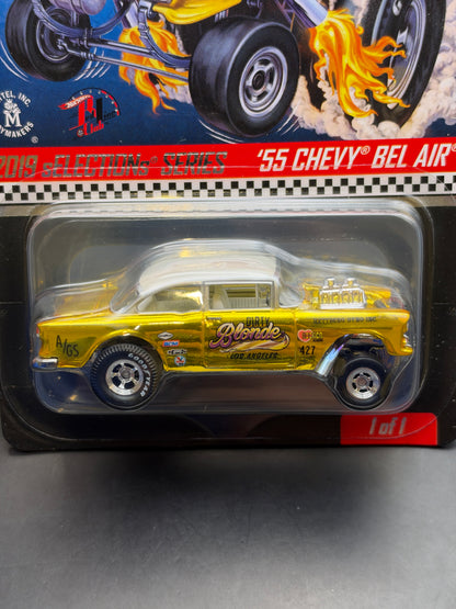 HOT WHEELS - 55 CHEVY BEL AIR GASSER (2019) - 2019 SELECTION SERIES - RLC EXCLUSIVE