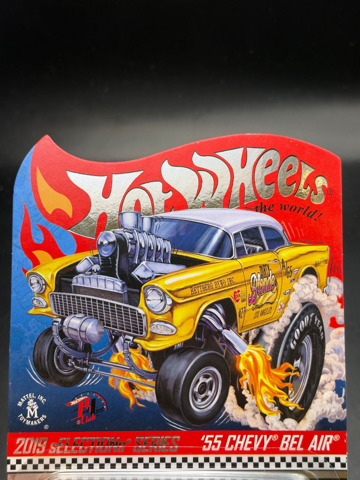 HOT WHEELS - 55 CHEVY BEL AIR GASSER (2019) - 2019 SELECTION SERIES - RLC EXCLUSIVE