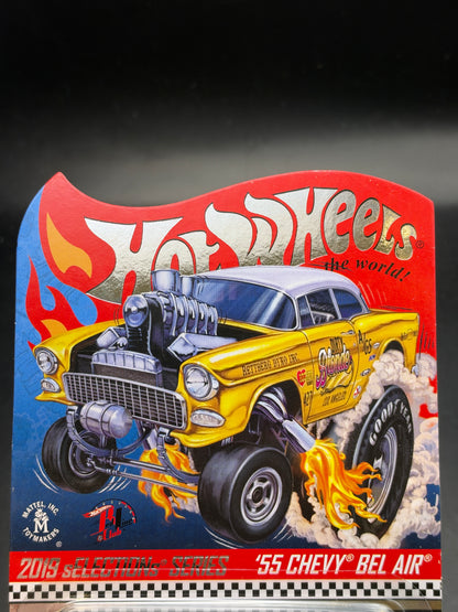 HOT WHEELS - 55 CHEVY BEL AIR GASSER (2019) - 2019 SELECTION SERIES - RLC EXCLUSIVE