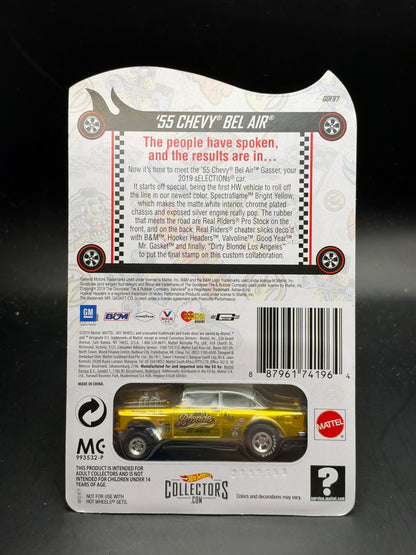 HOT WHEELS - 55 CHEVY BEL AIR GASSER (2019) - 2019 SELECTION SERIES - RLC EXCLUSIVE
