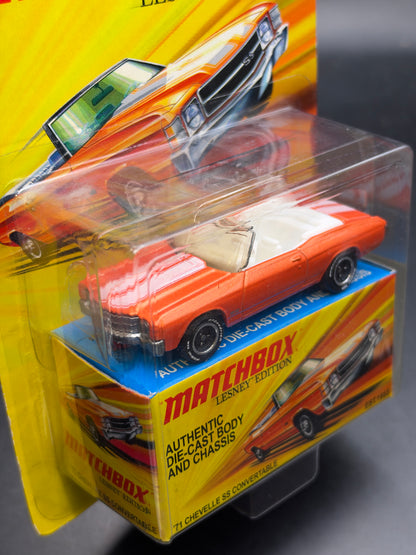 MATCHBOX - 71 CHEVELLE SS CONVERTABLE - LESNEY EDITION - DIECAST