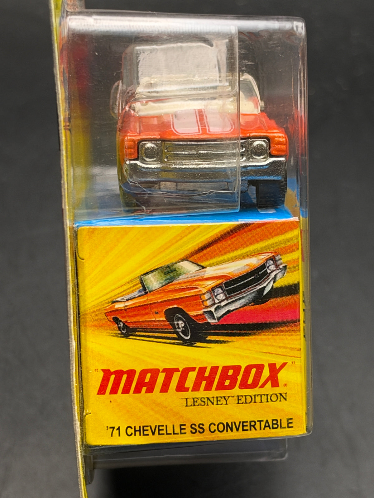 MATCHBOX - 71 CHEVELLE SS CONVERTABLE - LESNEY EDITION - DIECAST