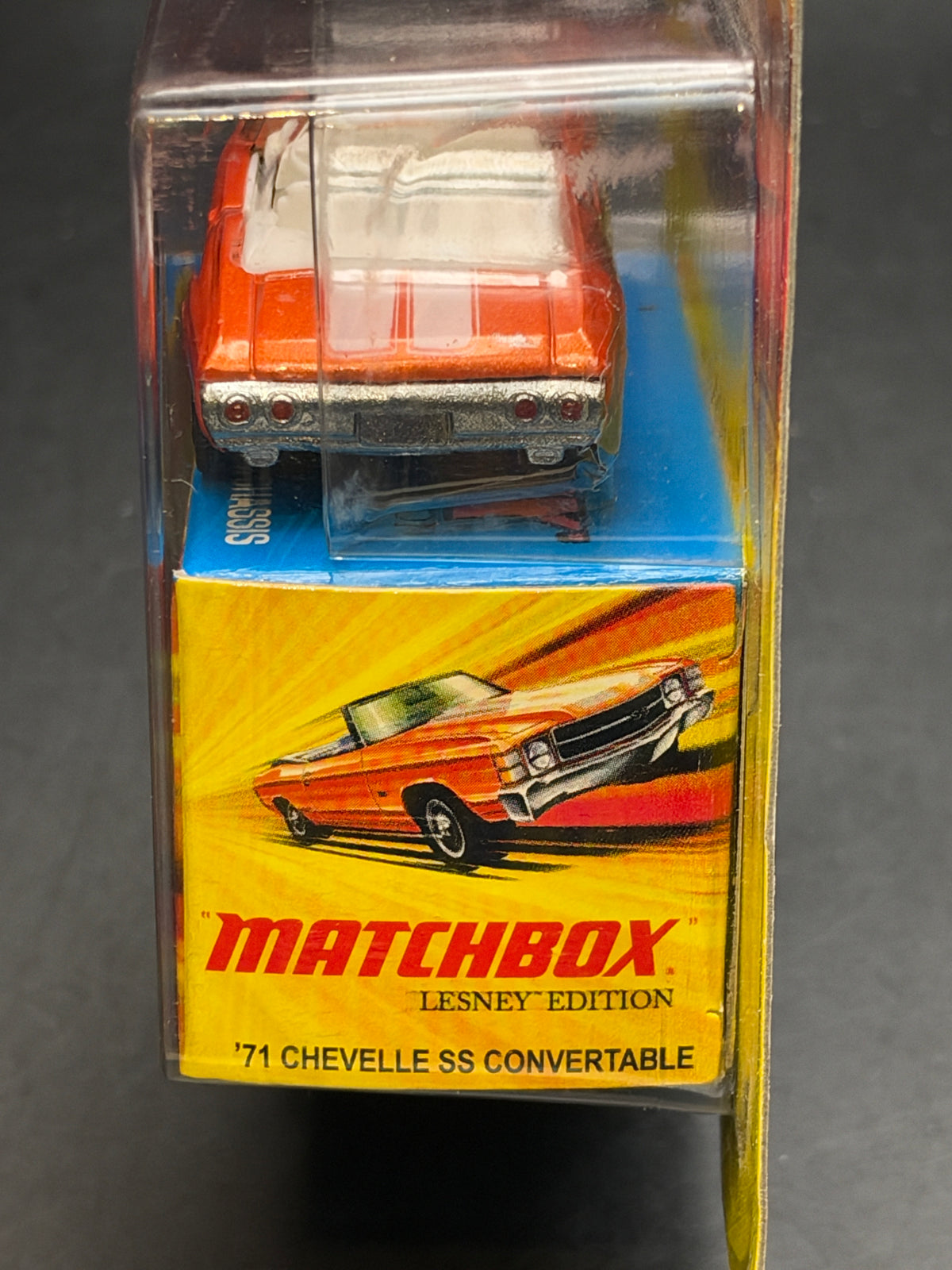 MATCHBOX - 71 CHEVELLE SS CONVERTABLE - LESNEY EDITION - DIECAST