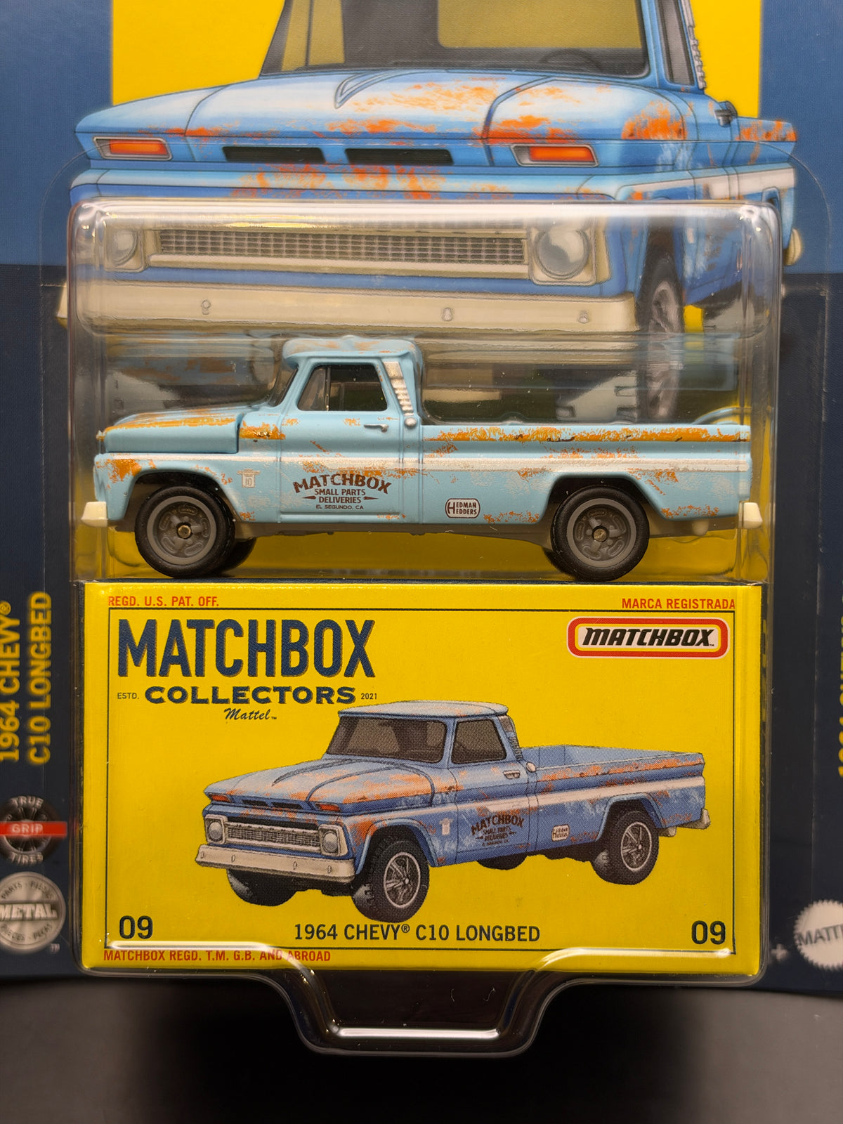 MATCHBOX COLLECTORS - 1964 CHEVY C10 LONGBED - 9/20 - DIECAST