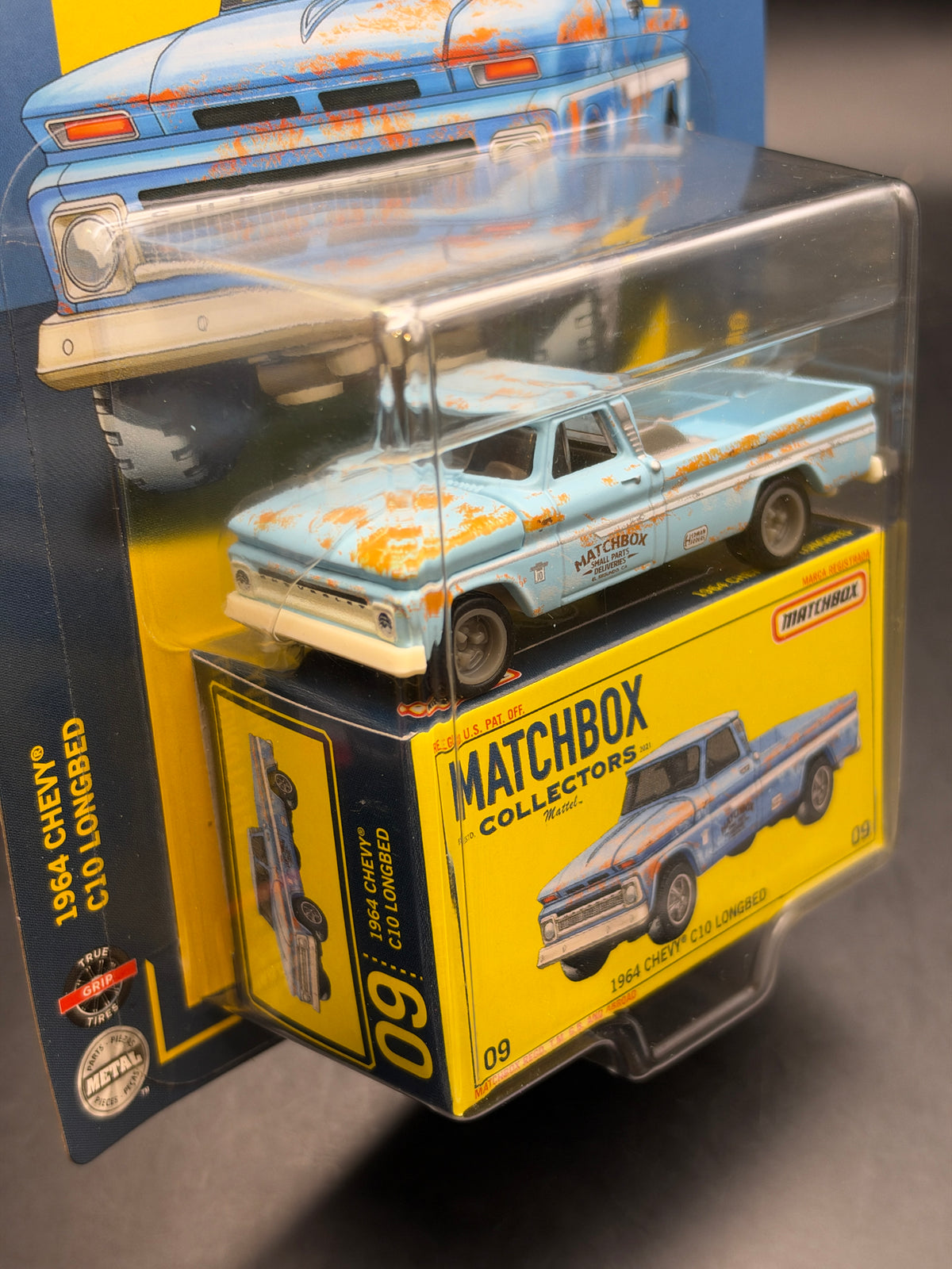 MATCHBOX COLLECTORS - 1964 CHEVY C10 LONGBED - 9/20 - DIECAST