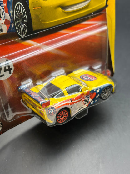 DISNEY PIXAR CARS - JEFF CORVETTE - CARS - RACE AND RESCUE DIECAST